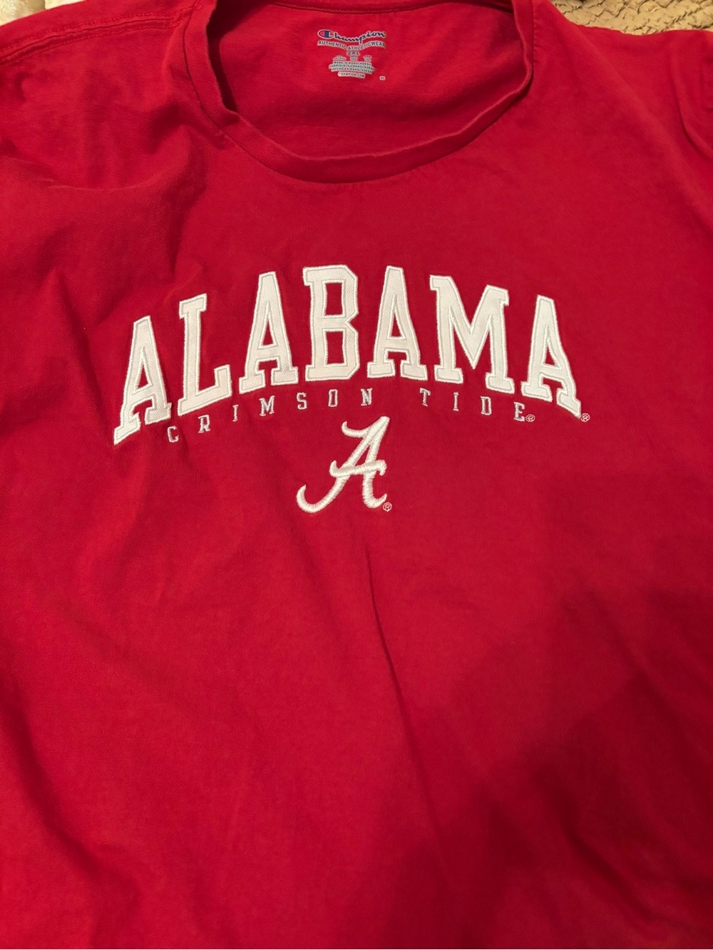 Champion Alabama Applique Tee Crimson Tide 2XL